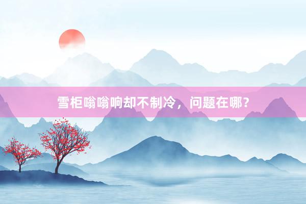 雪柜嗡嗡响却不制冷，问题在哪？